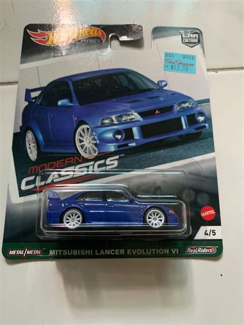 Hot Wheels Premium Mitsubishi Lancer Evolution VI Hobbies Toys Toys Games On Carousell