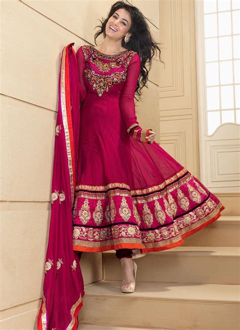 Bollywood Anarkali Embroidery Dresses Collection 2013-2014 - missy lovesx3