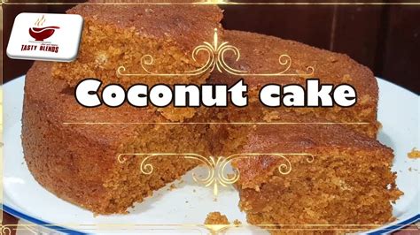 Coconut Cake Pol Cake Sri Lankan Coconut Cake Recipe ‌ඉක්මනින්