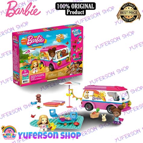 Jual Mega Construx Barbie Adventure Dreamcamper Gwr Shopee Indonesia