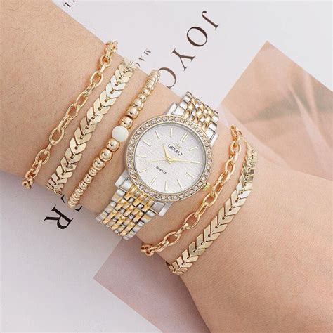 Conjunto De Reloj Y Pulseras Para Mujer Express Solutions Cuba