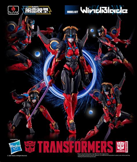 Flame Toys Transformers Furai Windblade Gunpla Ultra