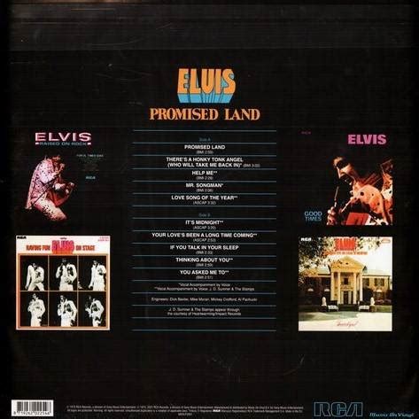 Elvis Promised Land Купить виниловую пластинку