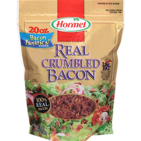 Hormel Crumbled Bacon Pouch 20 Oz Salad Toppings Meijer Grocery