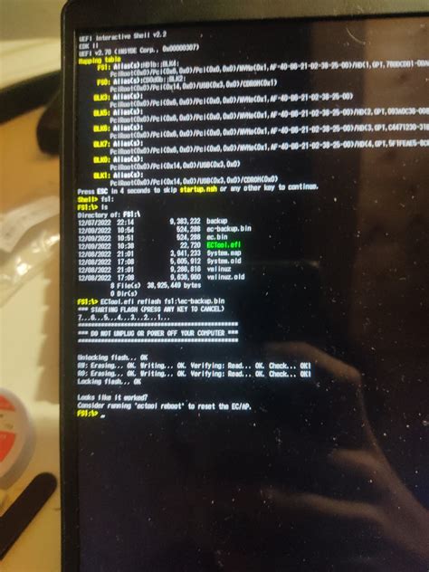 Flashed Modified Firmware Laptop Not Booting Anymore Creators And Developers Framework Community