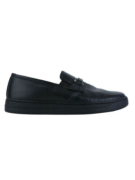 Tênis Prada Couro Preto Masculino Original LBE5 Etiqueta Única