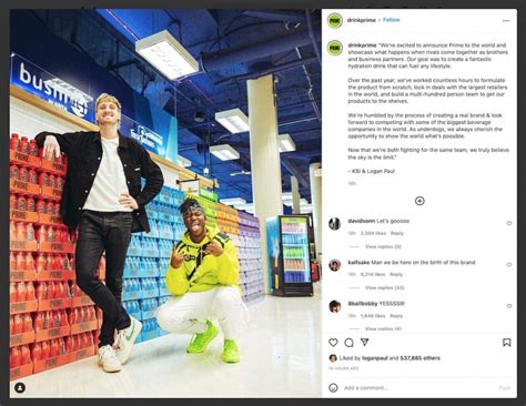 Logan Paul And Ksi Launch Prime Hydration On Instagram Live