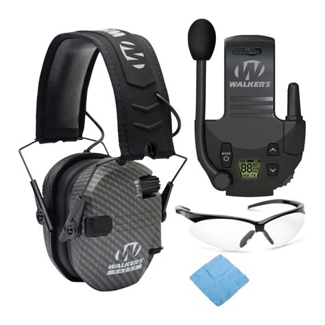 Walkers Razor Slim Electronic Muff Carbon Bundle