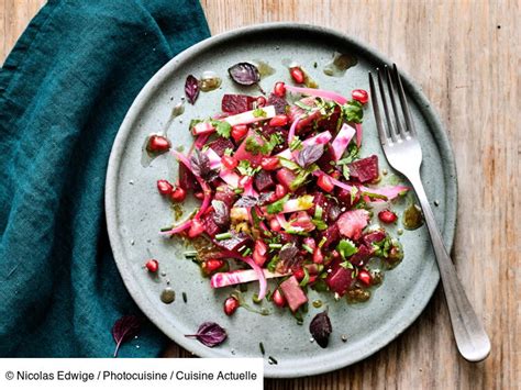 Tartare de betterave à loignon grenade et sumac facile et rapide