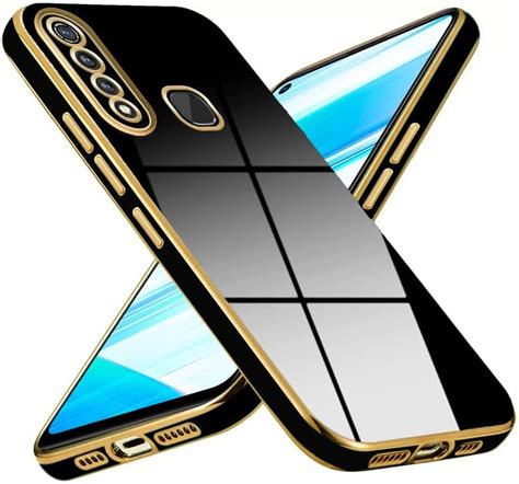 Mr Case Silicone 6D Chrome Back Cover Case For Vivo Z1 Pro Gold