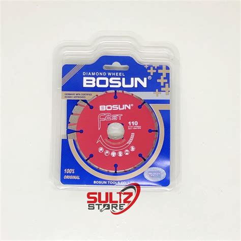 ORIGINAL BOSUN F2ST 4 DIAMOND WHEEL CUTTING DISC MATA POTONG BATU MATA