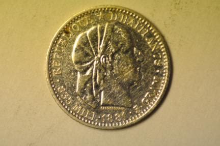 Haiti Silver Centimes A North Central American And