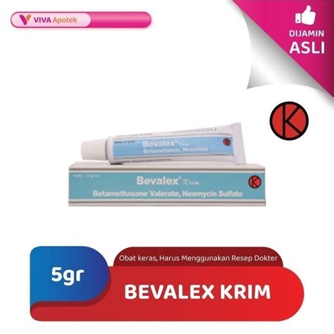 Jual Bevalex Krim Meredakan Peradangan Infeksi Sekunder Gram