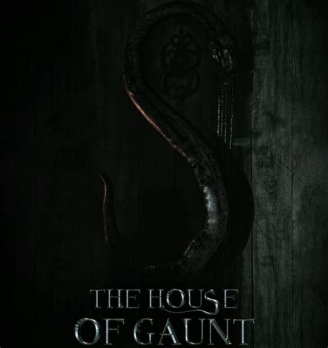 The House Of Gaunt Movie Poster With A Snake On It S Head And Words In