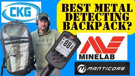 Best Metal Detecting Backpack For Minelab Manticore And Equinox Youtube