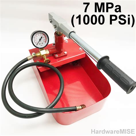 Hydraulic Pressure Test Pump 7MPa 1000psi 70KG/cm3 Manual Hydraulic ...