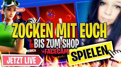 Fortnite Shop Stream🛒fortnite Skin Contestabo Zocken Mit Facecam💥