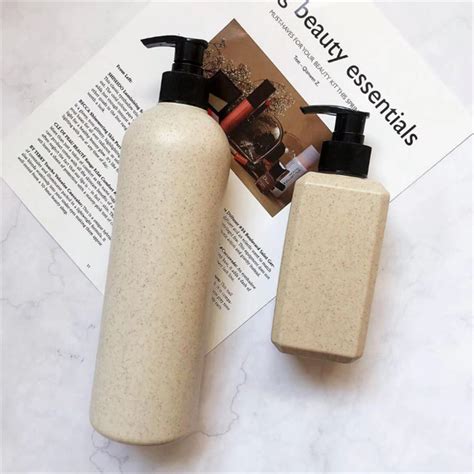 250 Ml 500 Ml Eco Friendly Biodegradable Cosmetic Bottle