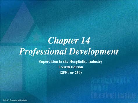 Ppt Chapter 14 Professional Development Powerpoint Presentation Free