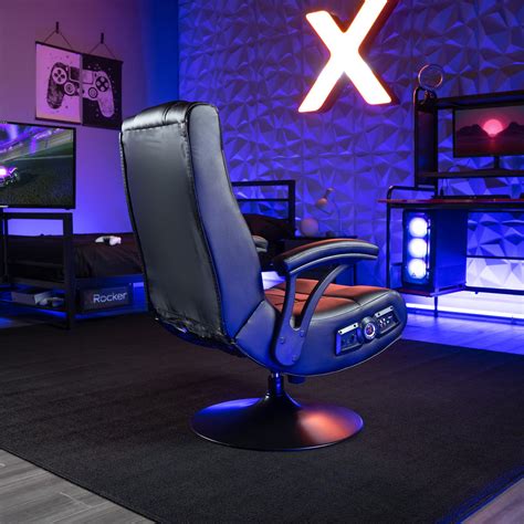 X Rocker Gaming Chair With Speakers Covert Wireless Black