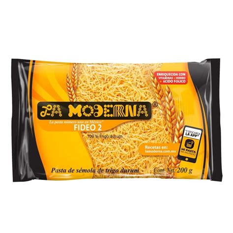 Sopa De Fideo La Moderna No 2 200 G Walmart