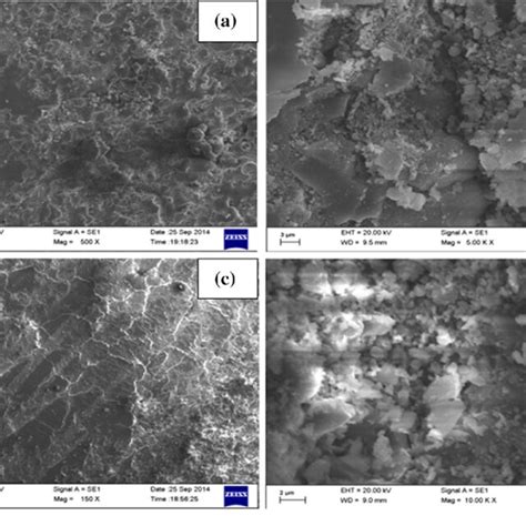 Secondary Electron Images Of The Worn Surfaces Of HC2 Coating A And