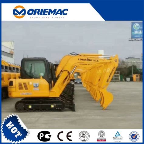 Lonking Construction Machinery 6ton Hydraulic Mini Crawler Excavator