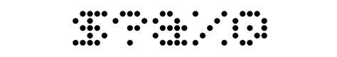 5x5 Dots Free Font What Font Is