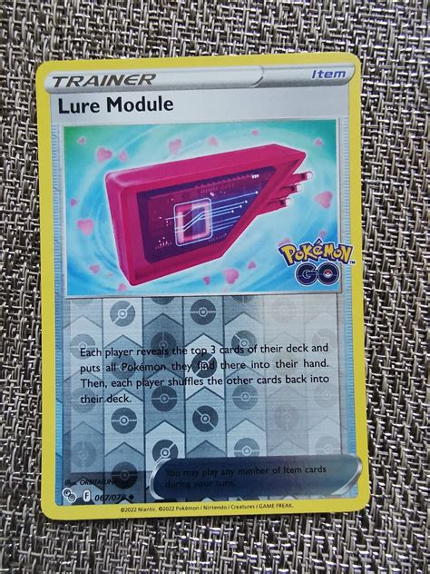 Pokemon Tcg Karta Lure Module Revers Holo Go Kielce Kup Teraz Na