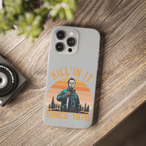 Michael Myers Killing It Since Halloween Cell Phone Flexi Etsy