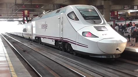 Renfe Alvia Serie 130 Rama 25 En Madrid Atocha Cercanias Youtube