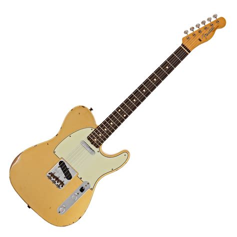 Disc Fender Custom Shop 61 Relic Telecaster Aged Aztec Gold At Gear4music