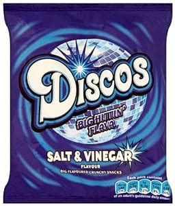 Discos Salt and Vinegar Flavour Crisps 28 G (Pack of 44): Amazon.co.uk ...