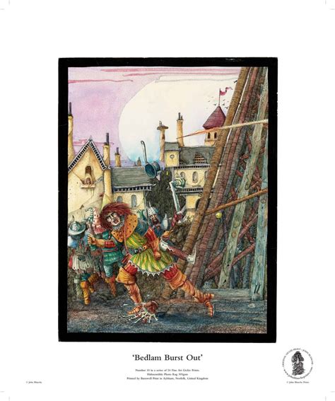 Bedlam Burst Out Gicl E Print John Blanche Prints