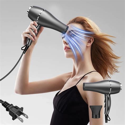 Dadatutu Ionic Hair Dryer 2200w Professional Blow Dryer Fast Drying Hair Dryer With Diffuser 3