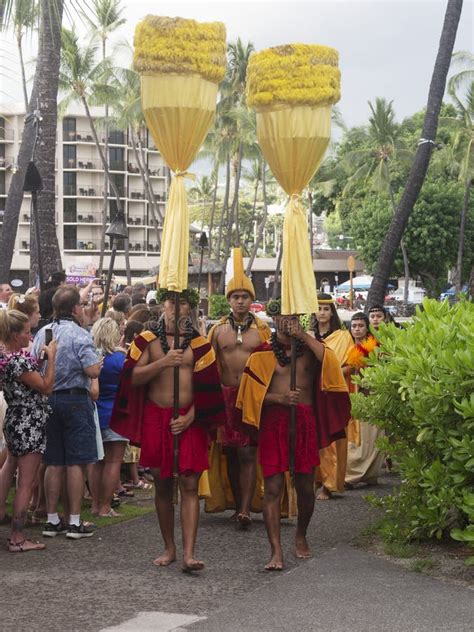 Traditional Island Breeze Luau On The Big Island Of Hawaii Editorial