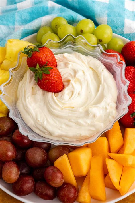 Creamy 3 Ingredient Fruit Dip A Southern Soul