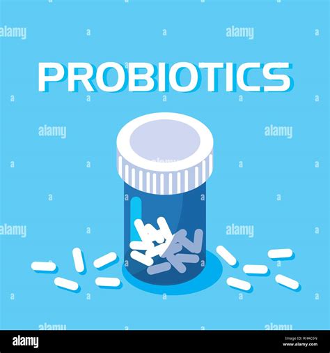 Probiotic Supplements Stock Vector Images Alamy