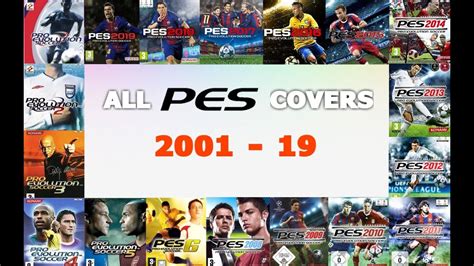 History Of All Pes Covers From 2001 19 تاریخچه ی کاورهای بازیه پس