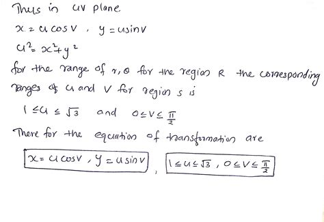 [solved] A Region R In The Xy Plane Is Given Find Equations For A