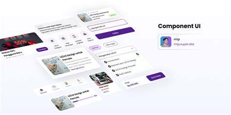 Component UI Template Figma