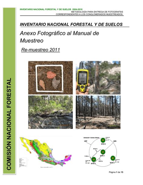 Inventario Nacional Forestal Y De Suelos Anexo