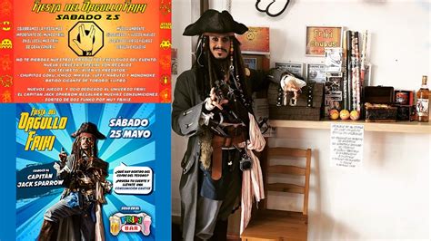 Jack Sparrow Reparte Premios En El Friki Bar Gran Canaria Youtube