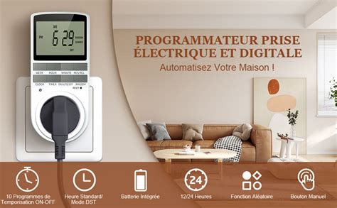 Prise Programmable Programmateur Prise Électrique et Digitale