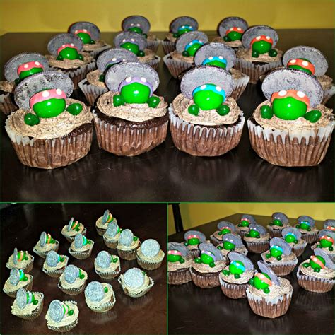 Teenage Mutant Ninja Turtles In Edible Cupcake Form LuvThat