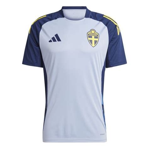 Sweden Training T Shirt Tiro Chalk Blue Team Navy