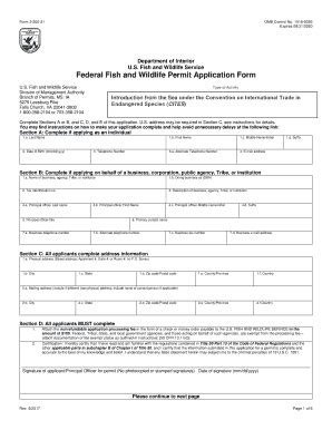 Fillable Online APPLICATION GUIDELINES FOR OBTAINING CITES INTRODUCTION