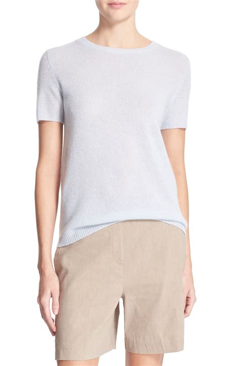 Theory Tolleree C Short Sleeve Cashmere Sweater Nordstrom