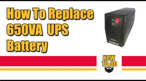 How To Replace UPS Battery 650VA Changing Ups Battery YouTube