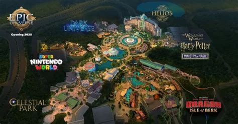 First Look At Epic Universe Theme Park Opening 2025 With Harry Potter